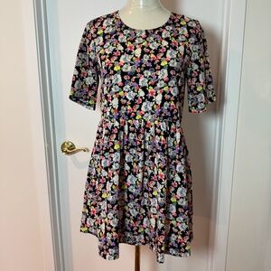 AQUA Floral Mini Dress